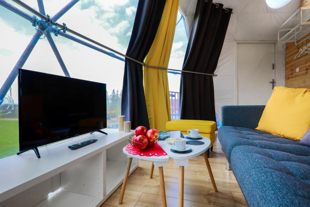 לינה וארוחת בוקר Leśnica Glamping Gliczarow Klapnioki מראה חיצוני תמונה