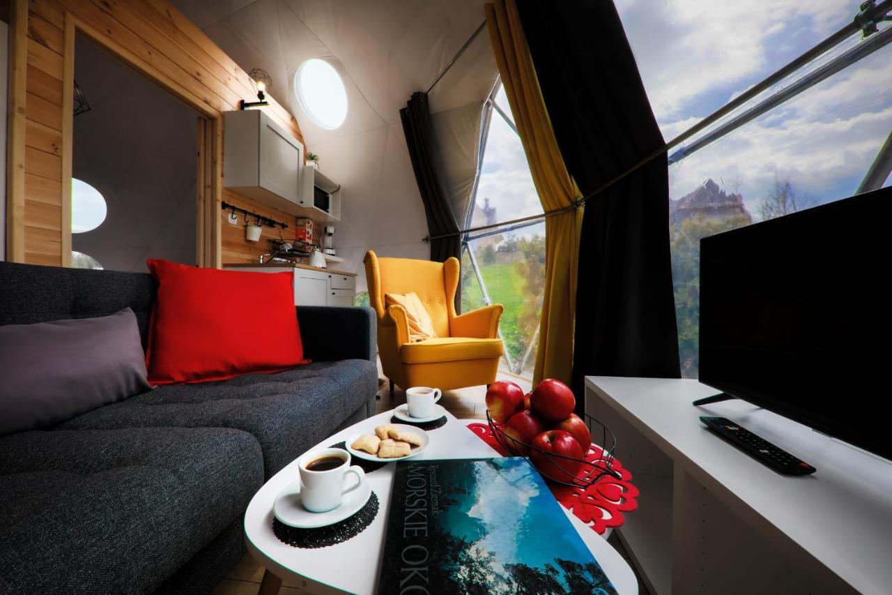 לינה וארוחת בוקר Leśnica Glamping Gliczarow Klapnioki מראה חיצוני תמונה