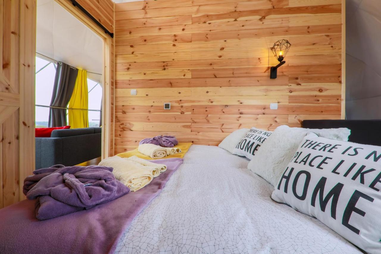 לינה וארוחת בוקר Leśnica Glamping Gliczarow Klapnioki מראה חיצוני תמונה