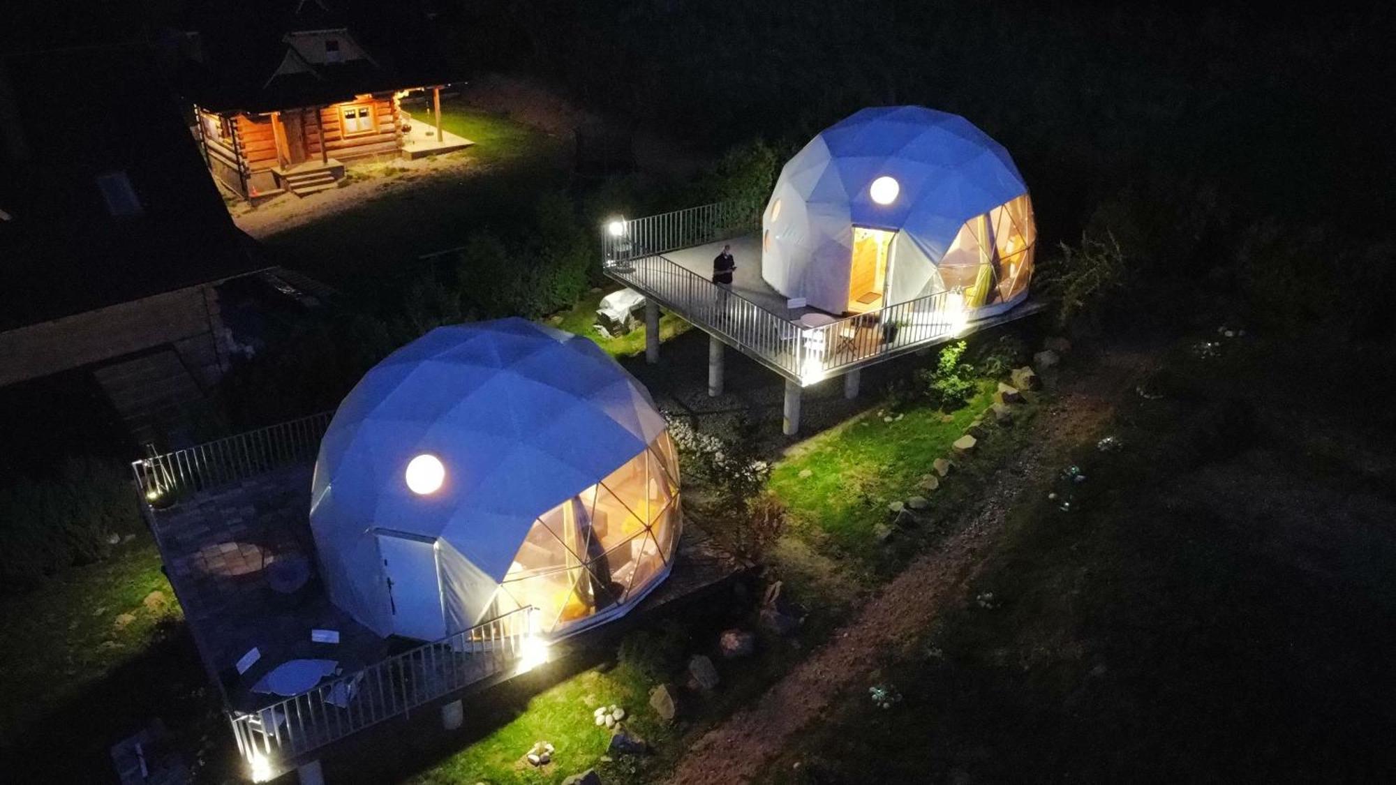 לינה וארוחת בוקר Leśnica Glamping Gliczarow Klapnioki מראה חיצוני תמונה