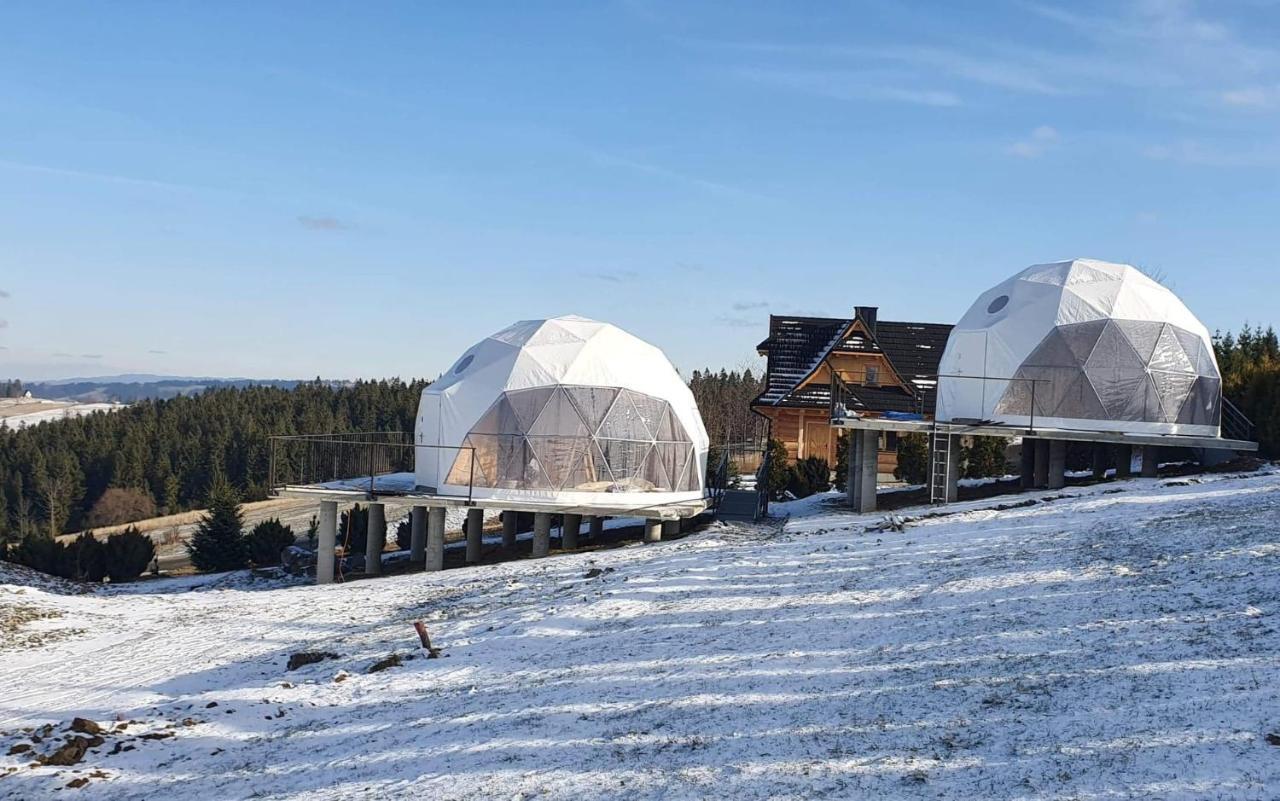 לינה וארוחת בוקר Leśnica Glamping Gliczarow Klapnioki מראה חיצוני תמונה